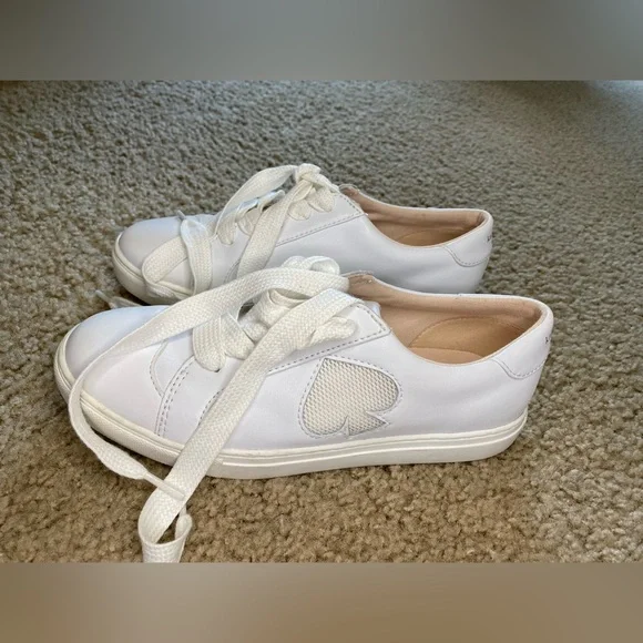 KATE SPADE Fez Sneaker Shoes Optic White - Picture 1 of 5